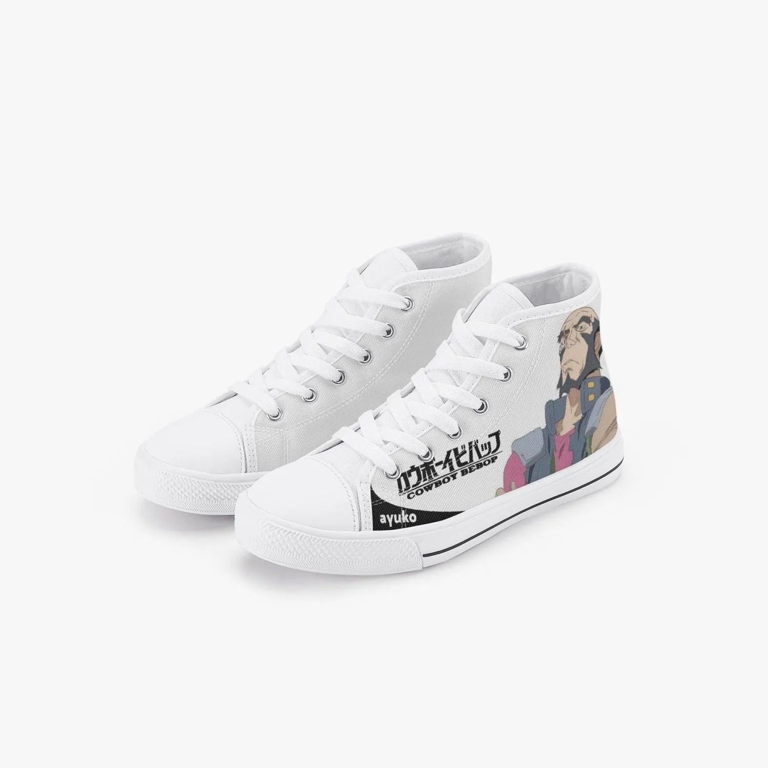 Cowboy Bebop Jet Black Kids A-Star High Anime Shoes