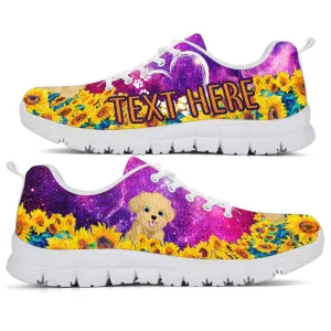 Custom Name Havanese Sneaker, Havanese Sunflower Galaxy Sneakers Running Shoes, Best Running Shoes