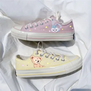 Cute bear canvas shoes PL51133