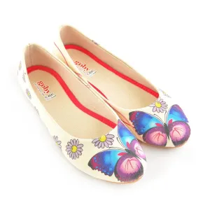 Daisy and Butterfly Ballerinas Shoes 1105