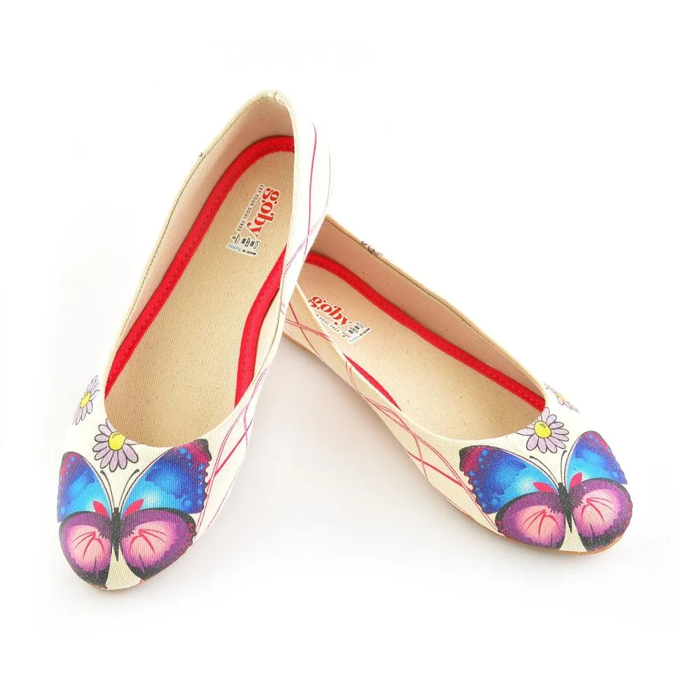 Daisy and Butterfly Ballerinas Shoes 1105