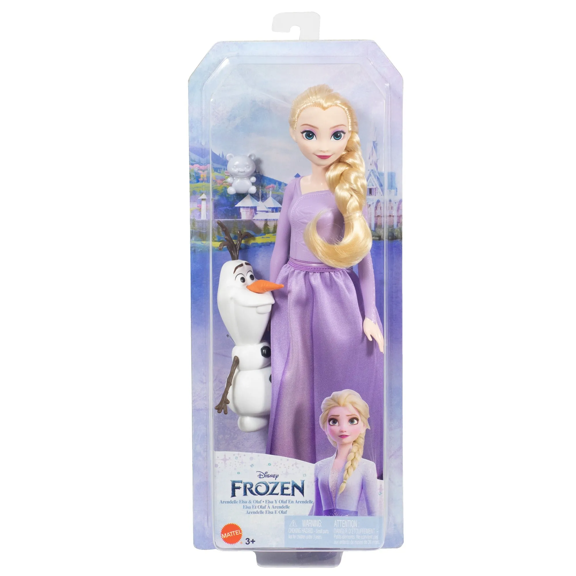 Disney Frozen Elsa Fashion Doll in Signature Clothing and Olaf Figure Inspired by Disney Frozen 2 for Kids Ages 3 