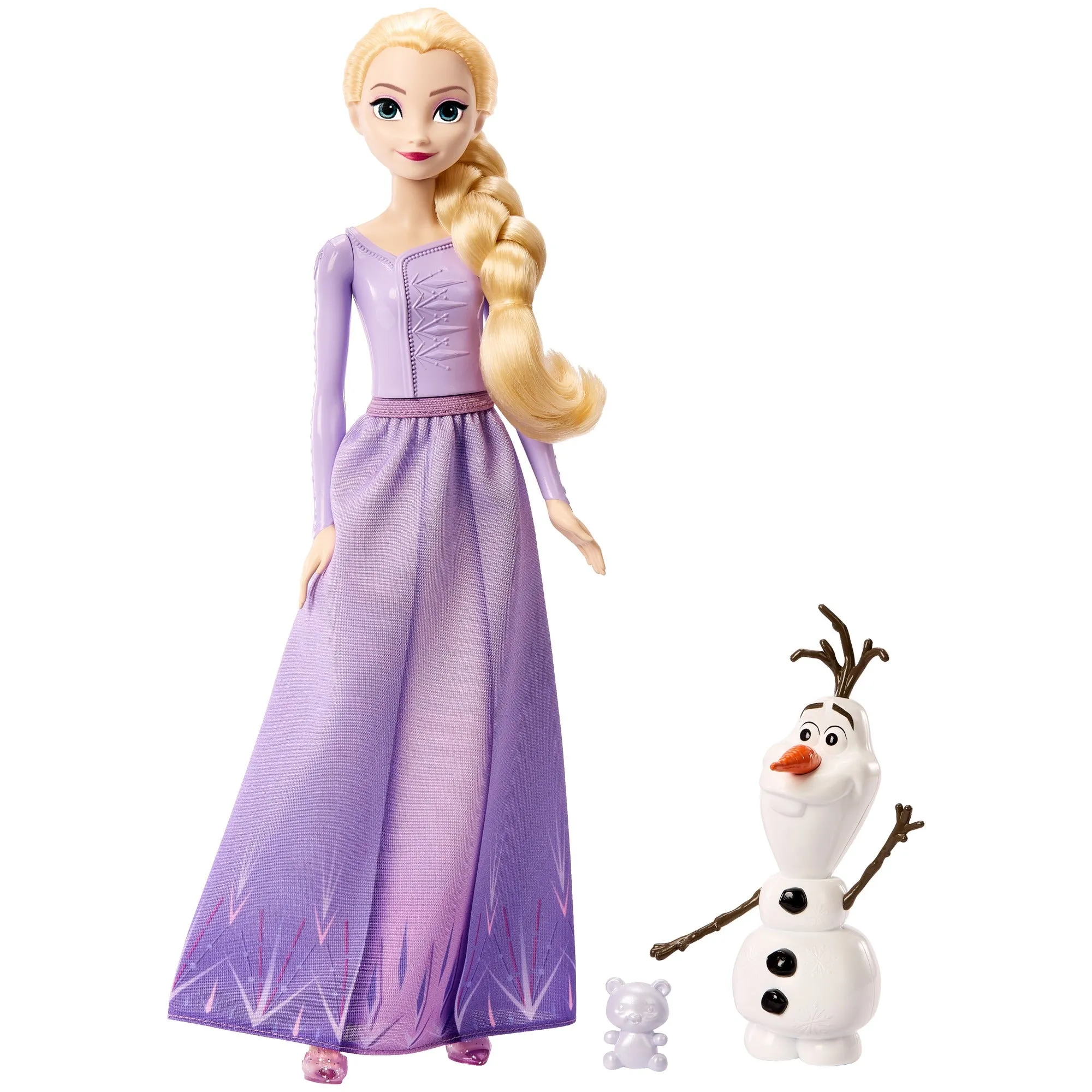 Disney Frozen Elsa Fashion Doll in Signature Clothing and Olaf Figure Inspired by Disney Frozen 2 for Kids Ages 3 