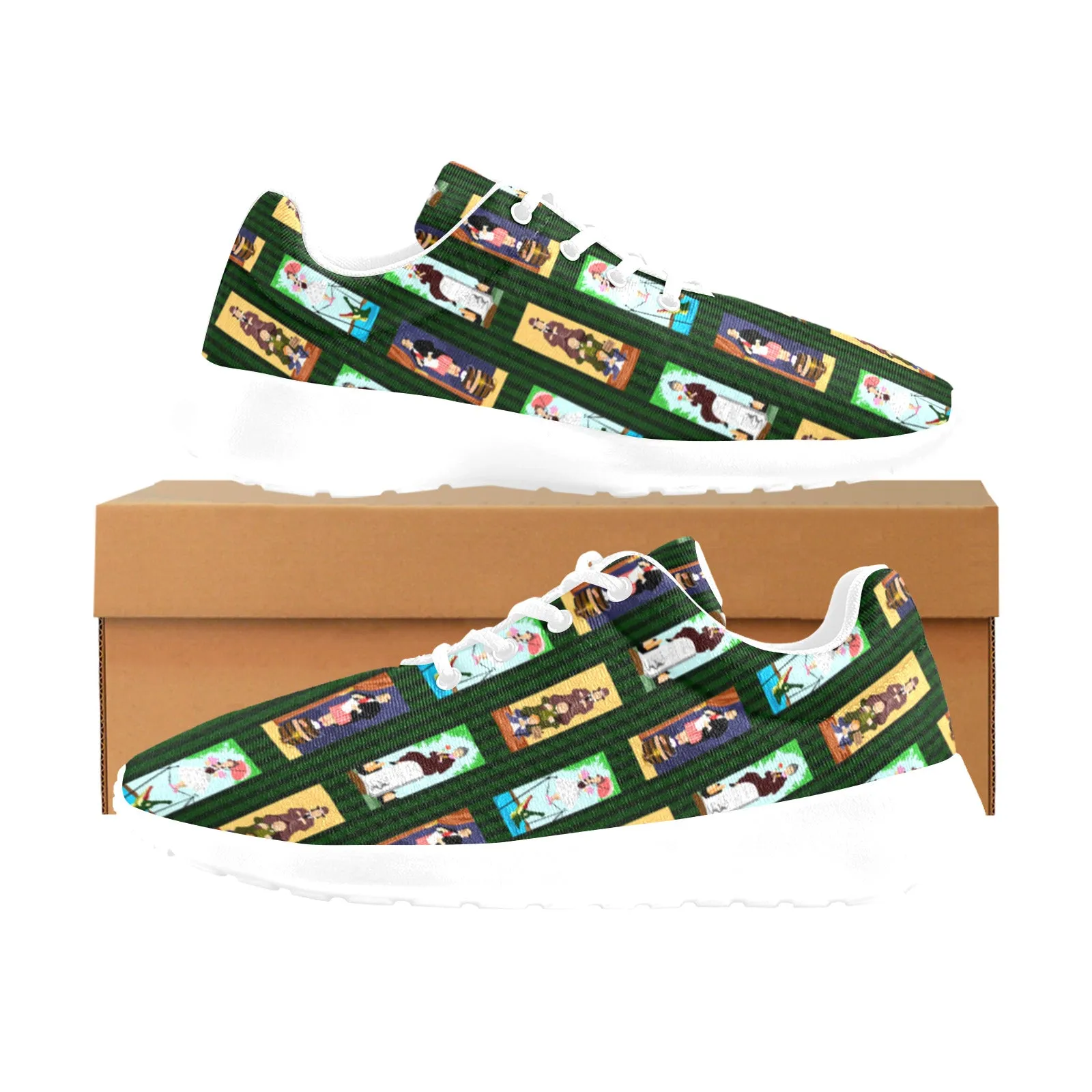 Disney Haunted Mansion Haunted Paintings Men's Athletic Shoes