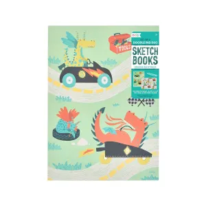 Dragon Race Tracks Doodle Pad Duo Sketchbook - set of 2