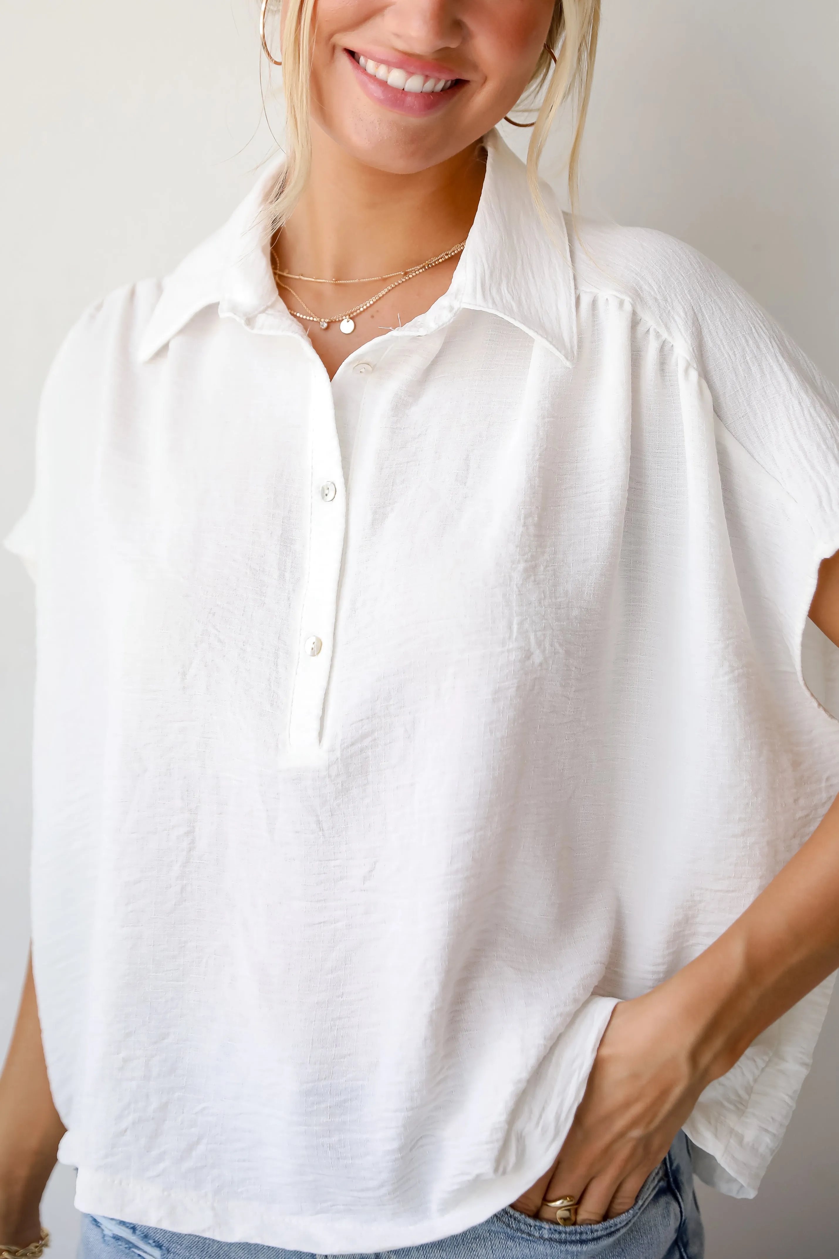 FINAL SALE - Upscale Individual White Blouse