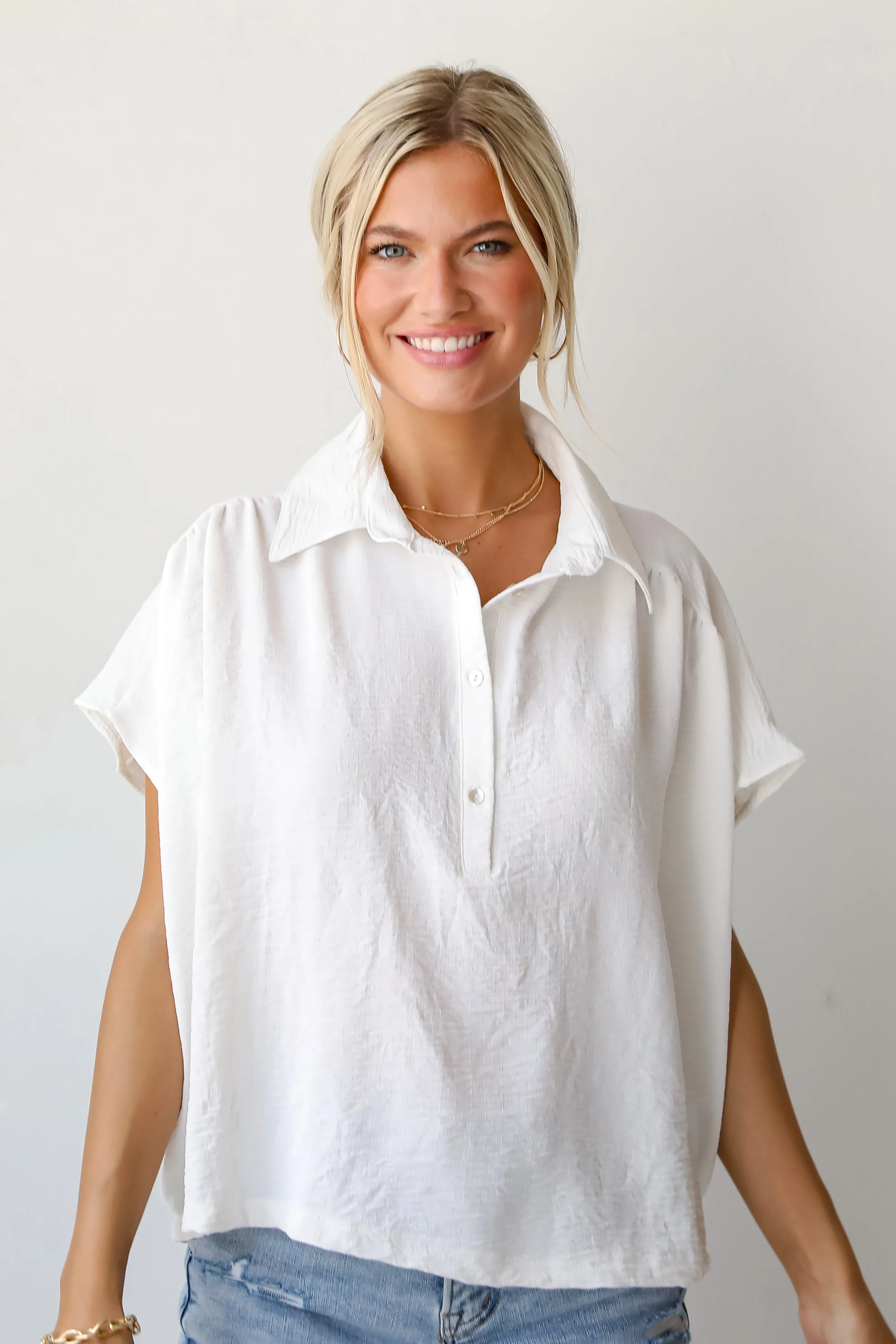 FINAL SALE - Upscale Individual White Blouse