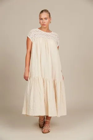 Fleur Relaxed Dress - Canvas