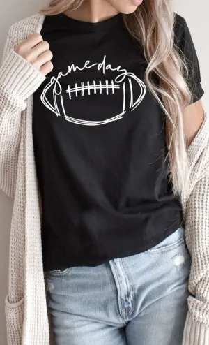 Football Game Day Graphic Tee *Ships 1-3 Days*