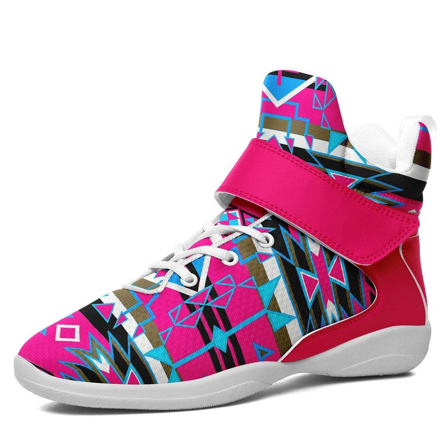 Force of Nature Sunset Storm Ipottaa Basketball / Sport High Top Shoes - White Sole