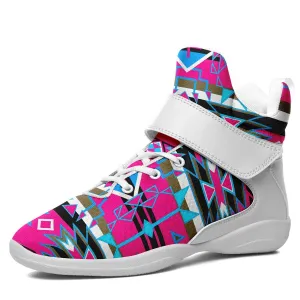 Force of Nature Sunset Storm Ipottaa Basketball / Sport High Top Shoes - White Sole