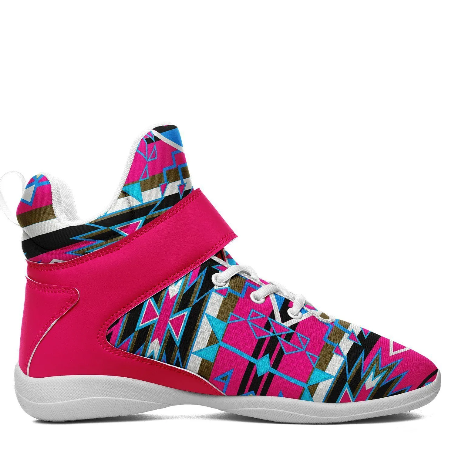 Force of Nature Sunset Storm Ipottaa Basketball / Sport High Top Shoes - White Sole