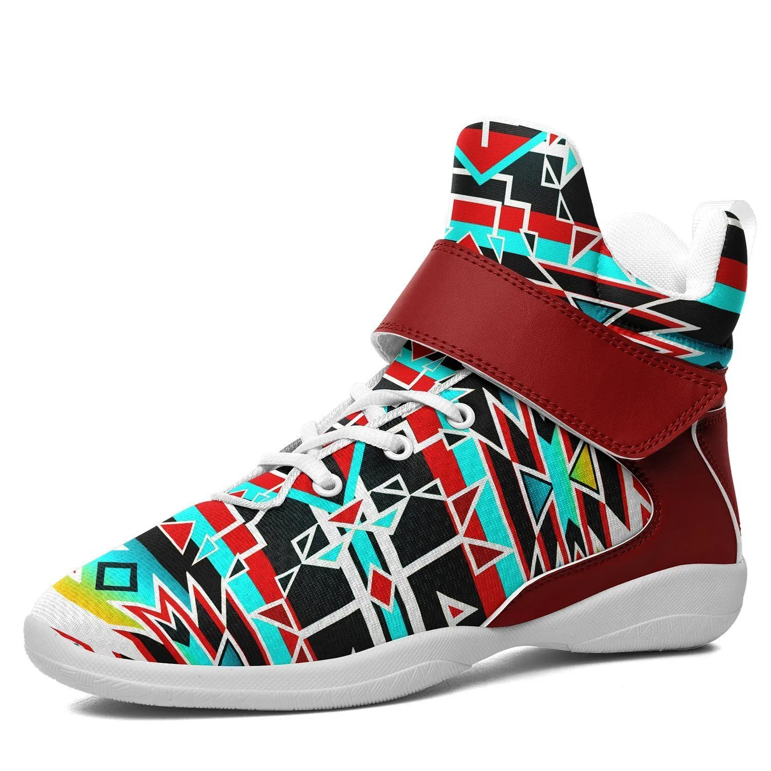 Force of Nature Windstorm Ipottaa Basketball / Sport High Top Shoes - White Sole