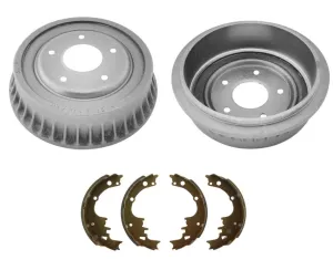 FRONT Brake Brake Drums & Shoes Fits For 1967-1972 Chevrolet Camaro REF 3853799