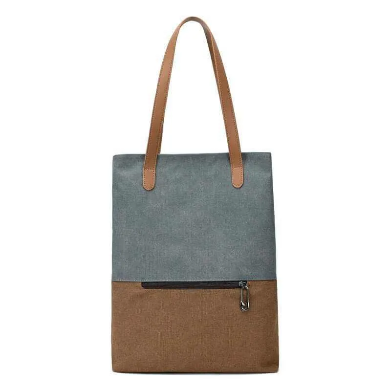 Glow Chic's Versatile Retro Canvas Handbag