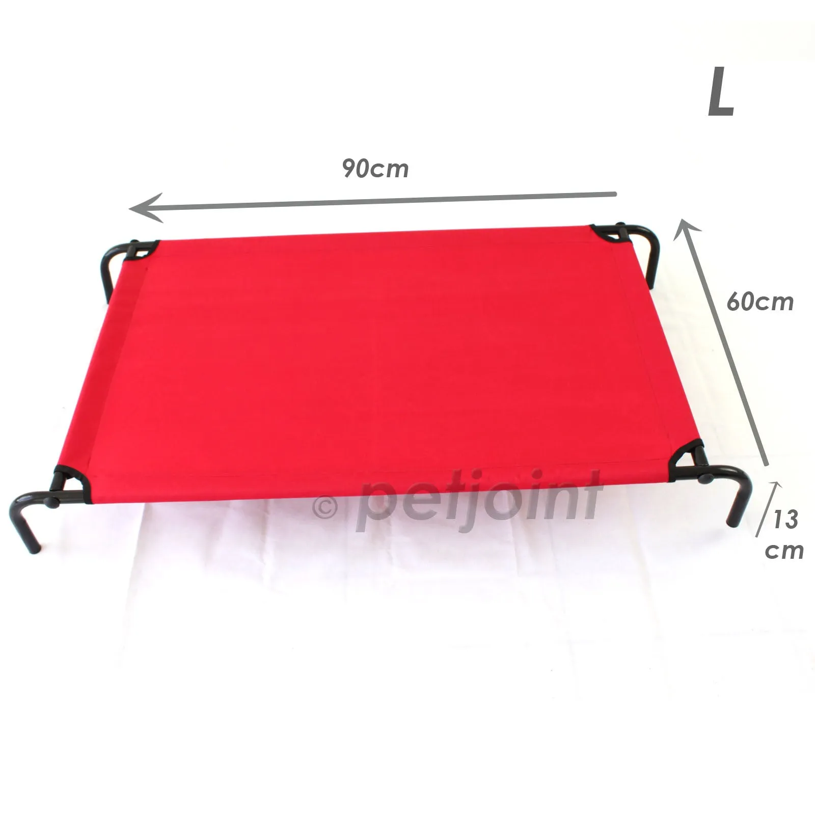 Heavy Duty Pet Dog Bed Trampoline Hammock Cat Puppy - Red Canvas