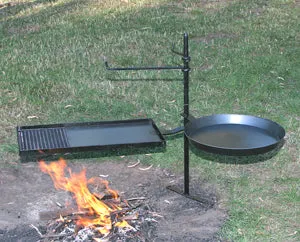 Hillbilly Cookstand Kit including Hotplate and Frypan Hire