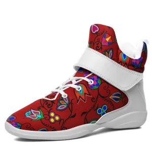 Indigenous Paisley Dahlia Ipottaa Basketball / Sport High Top Shoes