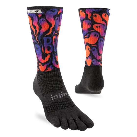 Injinji Trail Midweight Crew Men's Boo (Artist Designed AW24)