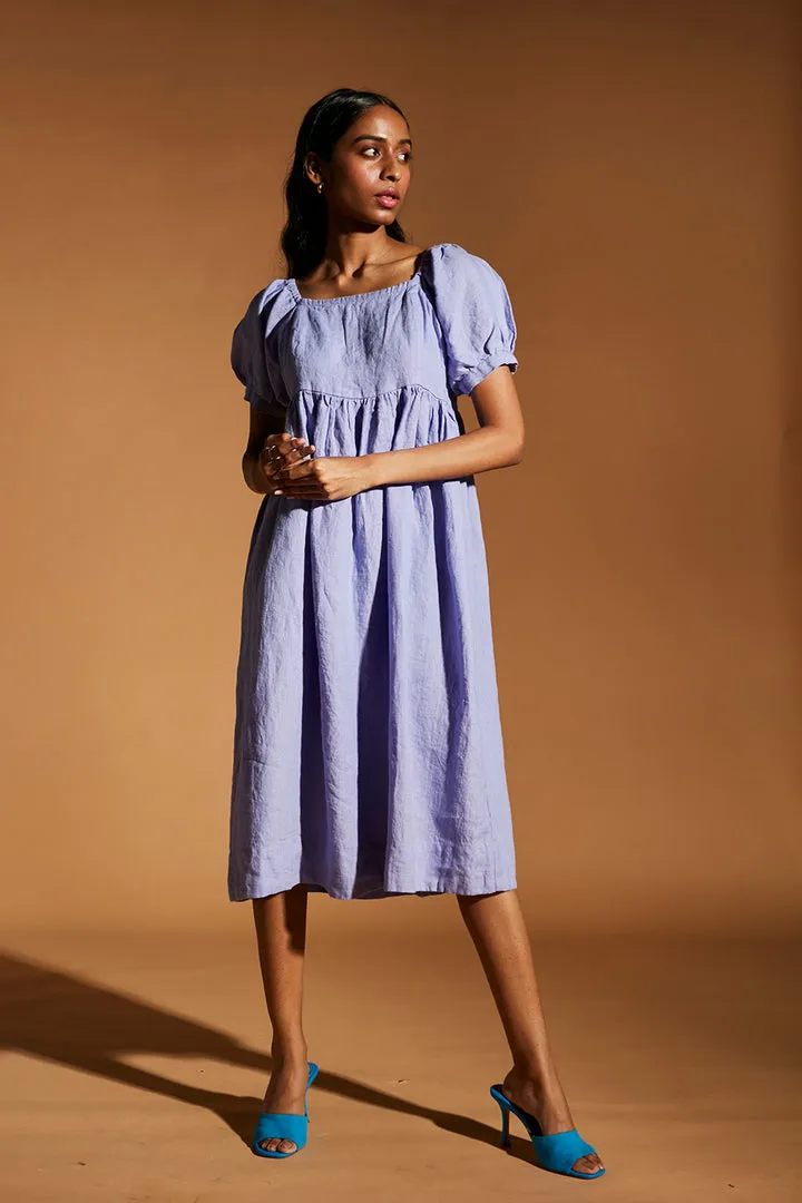 Jacaranda Linen Farm Dress