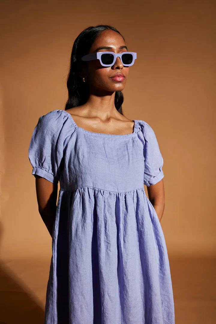 Jacaranda Linen Farm Dress