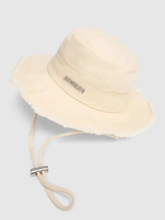 Jacquemus   Le Bob Artichaut canvas bucket hat 