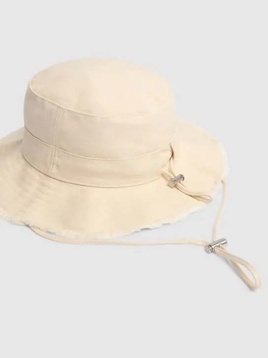 Jacquemus   Le Bob Artichaut canvas bucket hat 