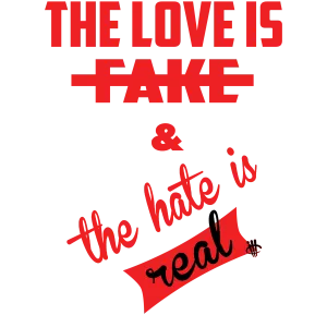 Jordan 12 Gym Red White T Shirt (Love Is Fake)