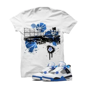 Jordan 4 Motorsports White T Shirt (B Court)