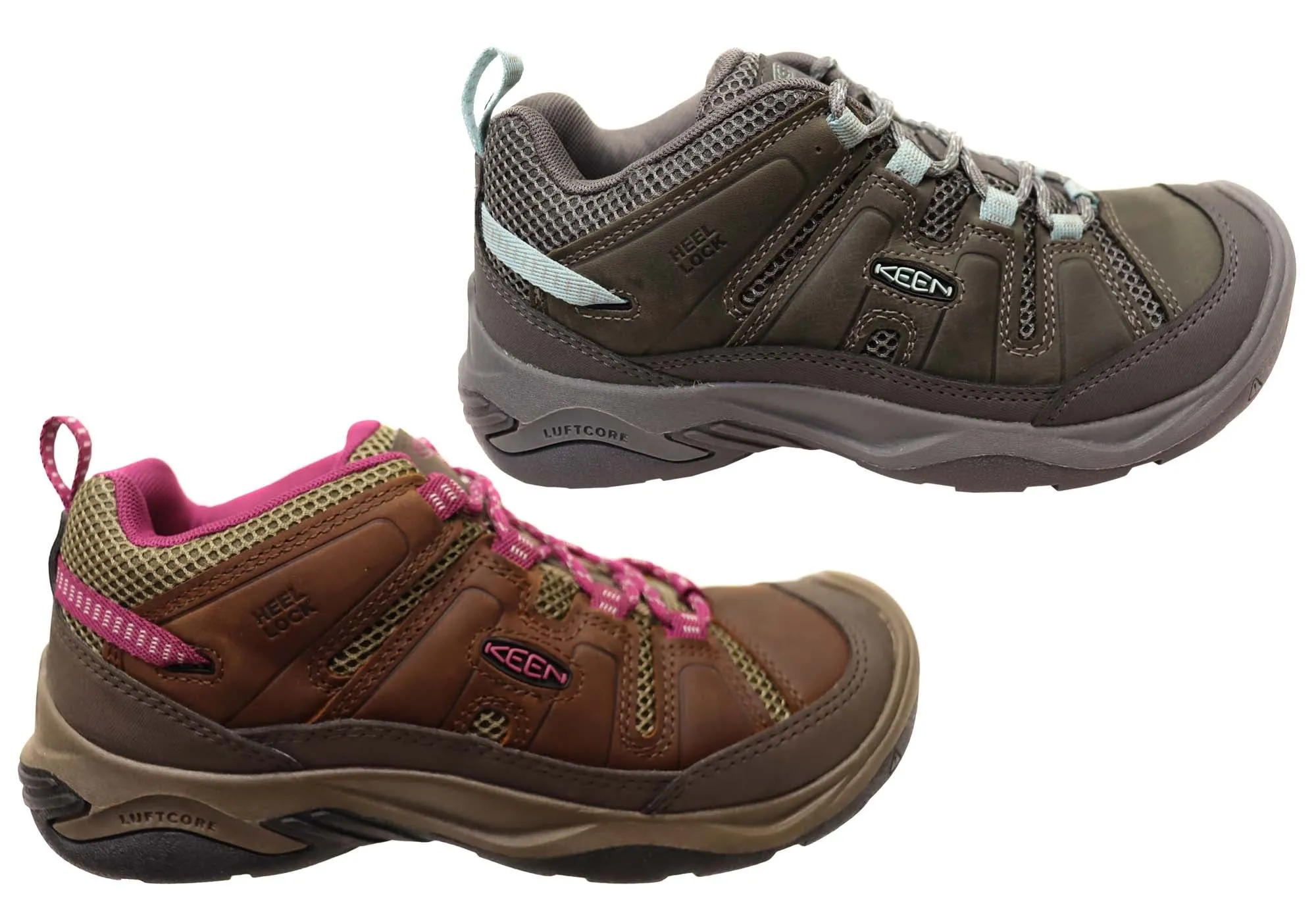 Keen Circadia Vent Womens Leather Wide Fit Hiking Shoes