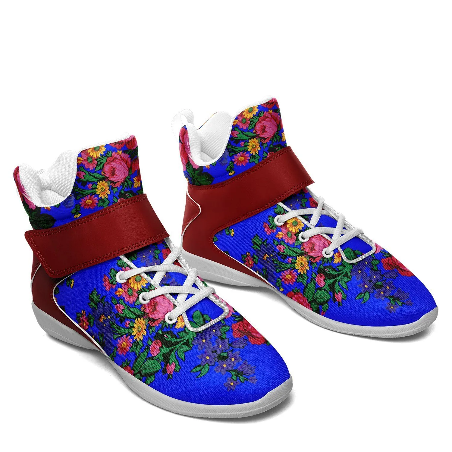 Kokum's Revenge Royal Ipottaa Basketball / Sport High Top Shoes - White Sole