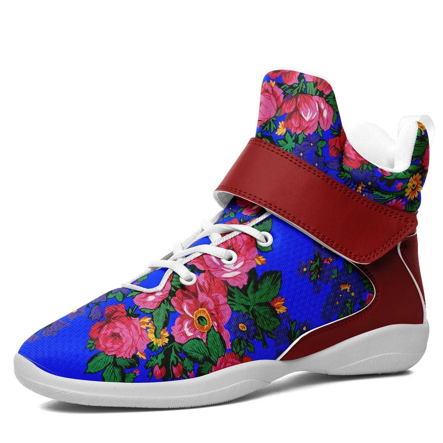 Kokum's Revenge Royal Ipottaa Basketball / Sport High Top Shoes - White Sole