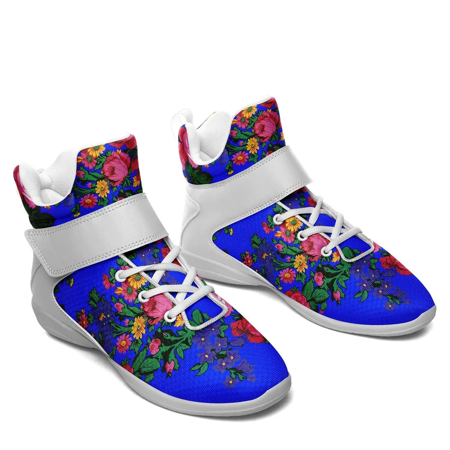 Kokum's Revenge Royal Ipottaa Basketball / Sport High Top Shoes - White Sole