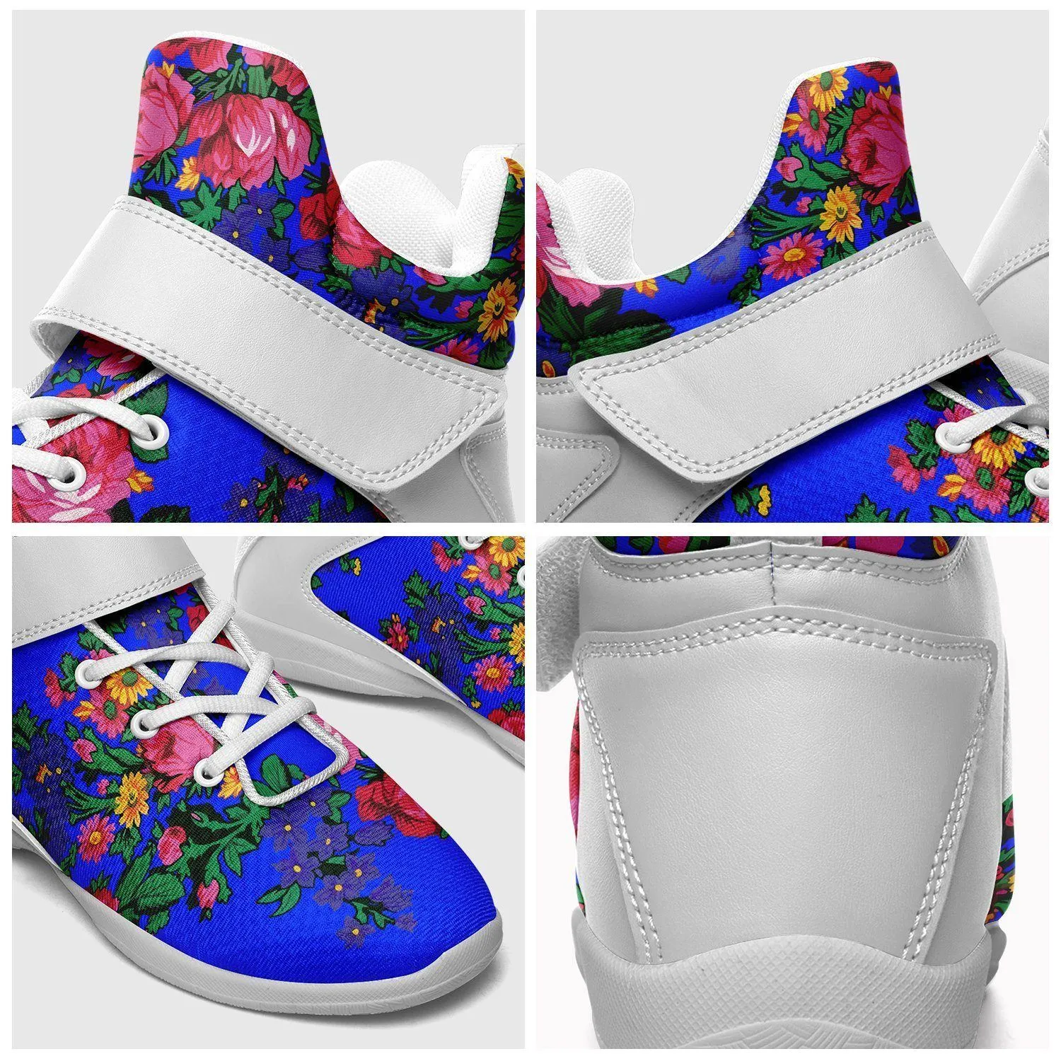 Kokum's Revenge Royal Ipottaa Basketball / Sport High Top Shoes - White Sole