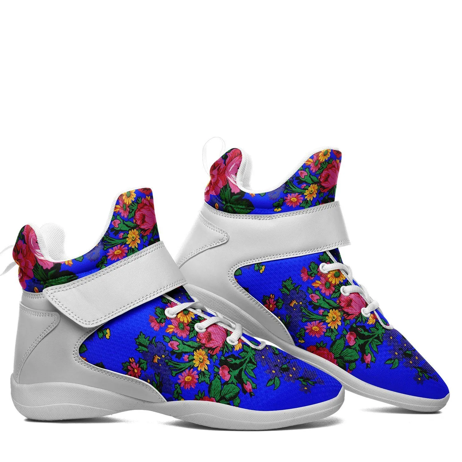 Kokum's Revenge Royal Ipottaa Basketball / Sport High Top Shoes - White Sole