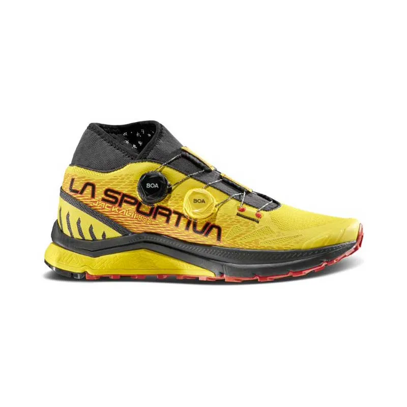 La Sportiva Jackal II Boa Mens Trail Running Shoe - Yellow/Black