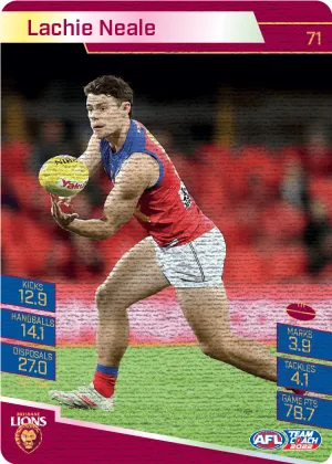 Lachie Neale, Canvas, 2022 Teamcoach AFL