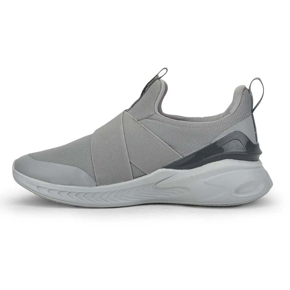 Leap7x Sports Non Lacing Shoes For Men (Grey) PORTUGAL-E By Liberty