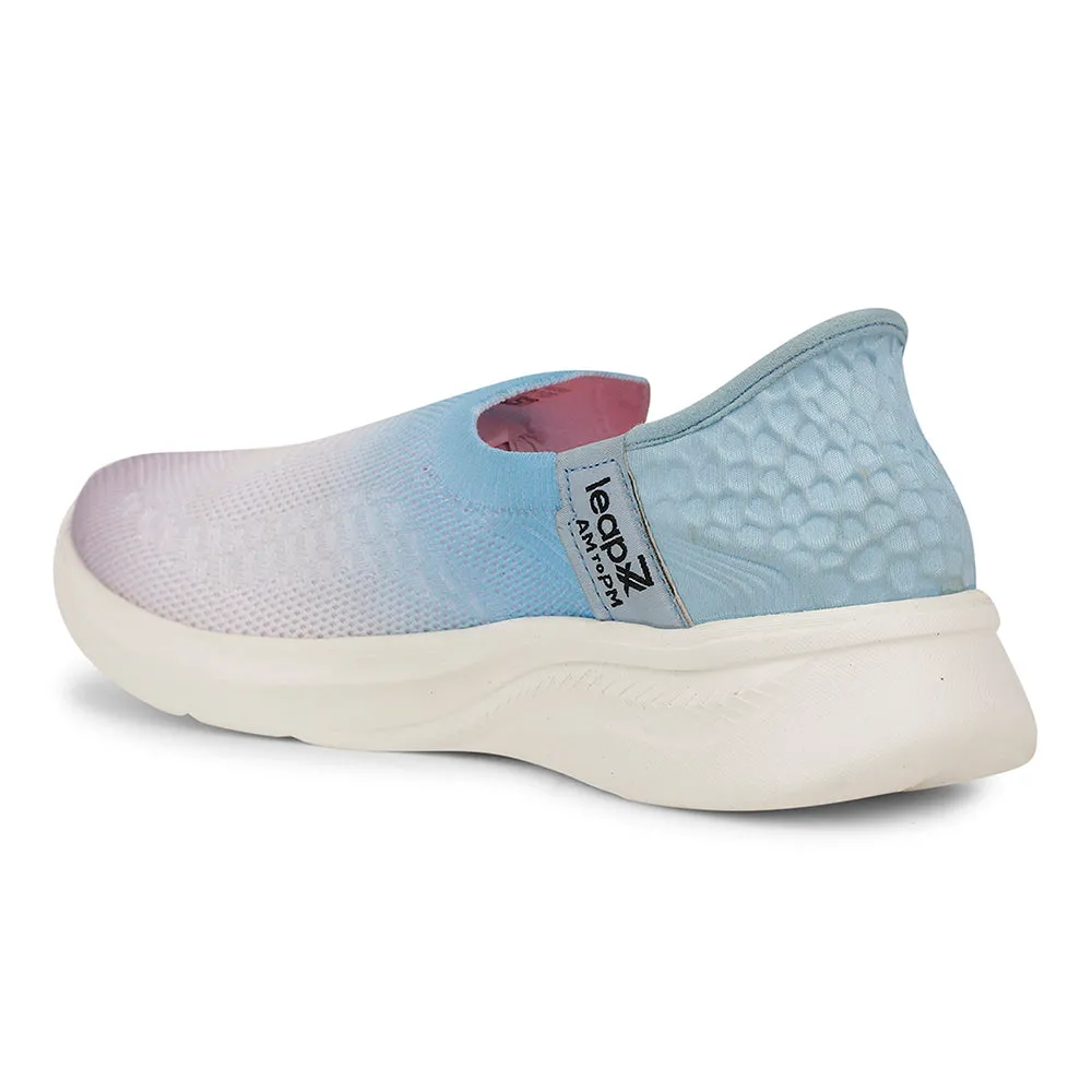 Leap7x Sports Sky Blue Walking Shoes For Women EAZY-W4 By Liberty