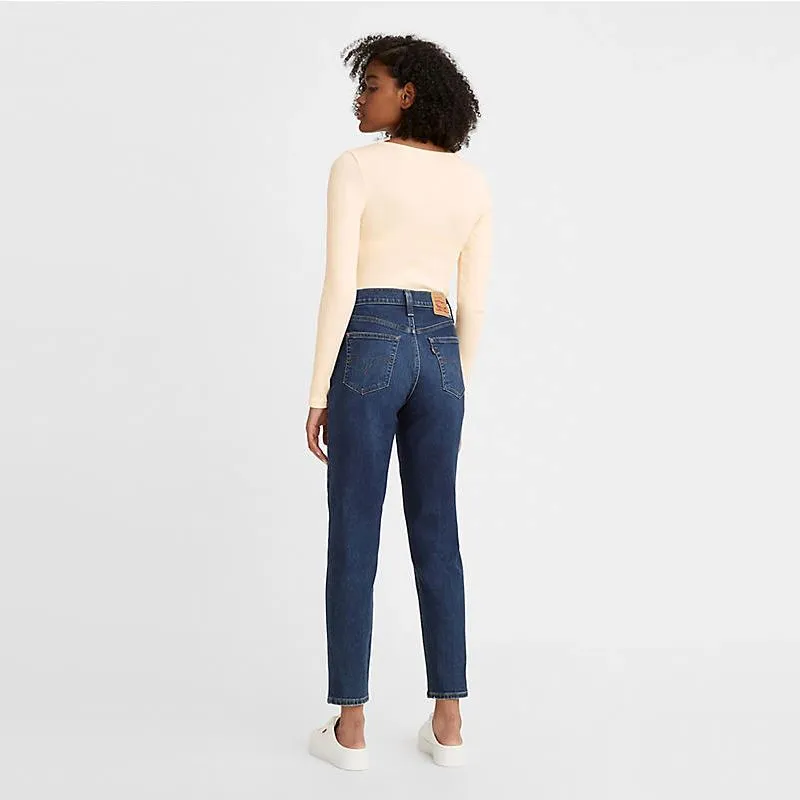 Levi's High Waisted Mom Jeans - Winter Cloud