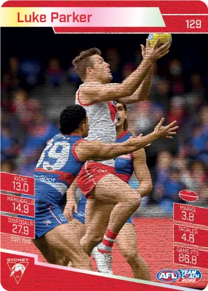 Luke Parker, Canvas, 2022 Teamcoach AFL