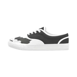 Men's Aries Monochrome Print Canvas Low Top Shoes