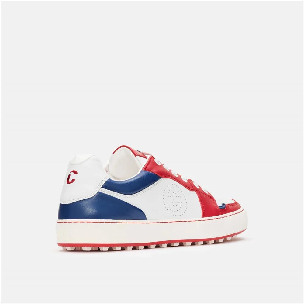 Men's Giordano White / Red / Navy Golf Shoes