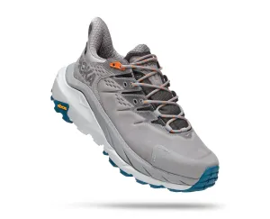 Men's Hoka Kaha 2 Low GTX Color: Sharkskin / Blue Coral