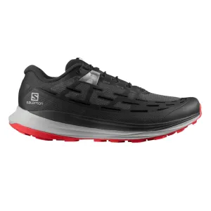 Mens Salomon Ultra Glide (Wide) - Black / Alloy / Goji