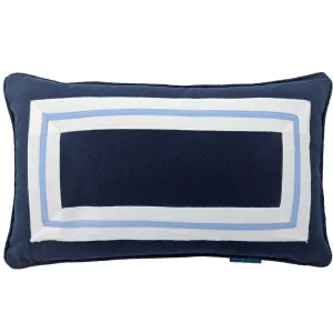 Mirage Haven Willow Border Dark Blue 30x50cm Cushion Cover