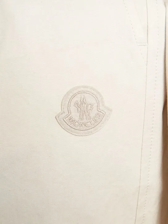 Moncler   Soft cotton canvas pants 