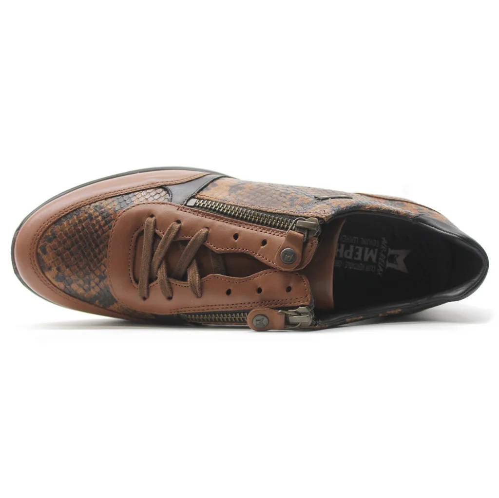 Monia Full Grain Leather Women's Trainers