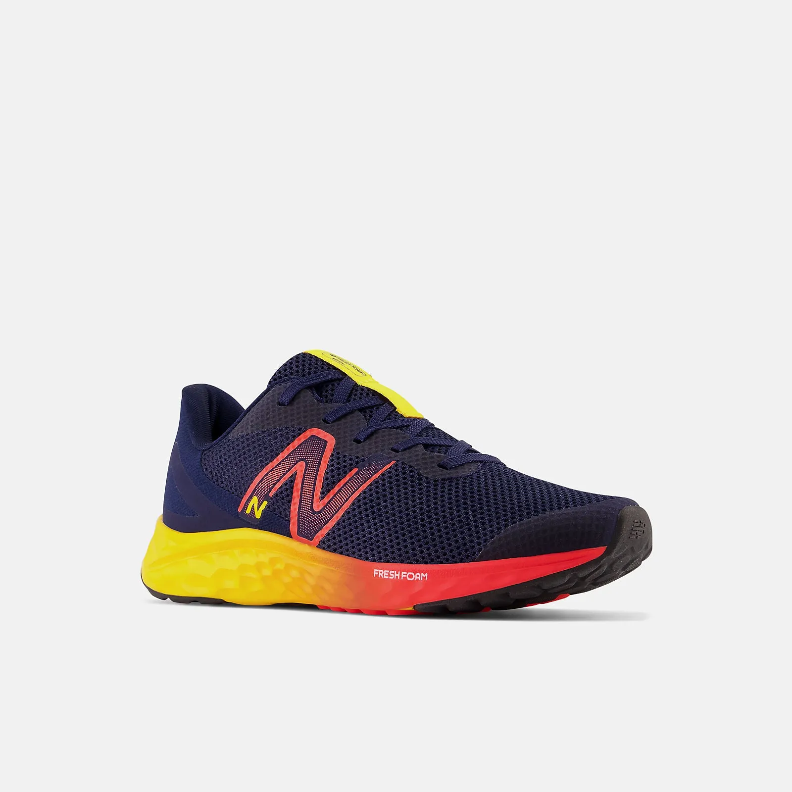 NEW BALANCE JUNIOR ARISHI NAVY/RED RUNNING SHOE