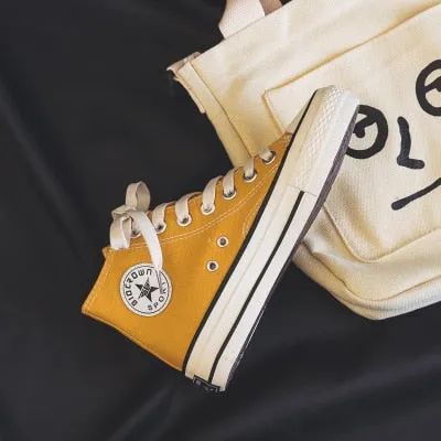 New Canvas Shoes Women Teenagers Skateboard Shoes Spring Summer Candy Color Street Sneaker All Match Outdoor Footware 35-40